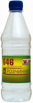 Растворитель 646 без прекурсоров WIN 0,8 л 0,51 кг