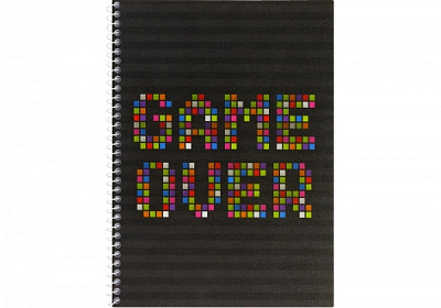 Блокнот Pixel: Game Over А5 (150х200) 60 лист. клетка Cool For School