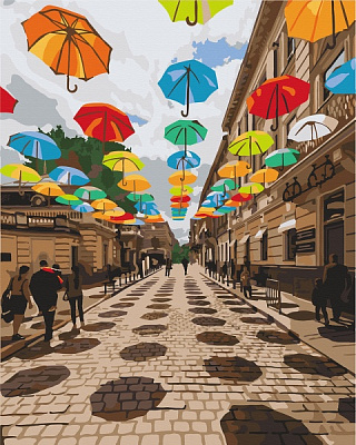 Картина по номерам Улица во Львове 11235-AC 40х50 см ArtCraft 