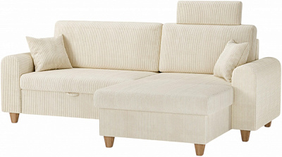 Ліжко-диван кутовий Меблі Прогрес КОРД бежевий 2360x1540x950 мм