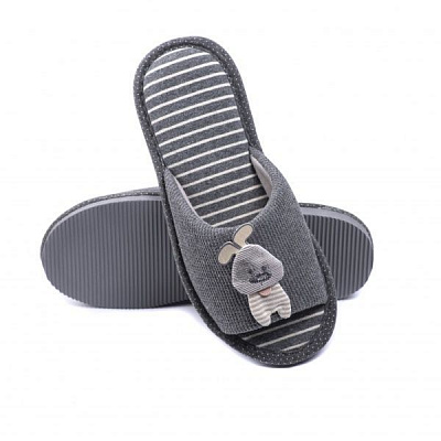 Тапки домашние Twins HS-VL Gray Rabbit р. 36/37 серый 