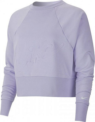 Світшот Nike W NK DRY FLC GET FIT LUX CRW CD4308-539 р. S фіолетовий