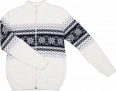 Жакет Mari-Knit р.146-76 белый с синим 827 