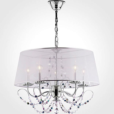 Люстра подвесная Strotskis Gloria 5x40 Вт E14 хром/серебро 10068/5