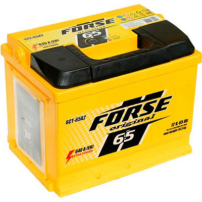 Аккумулятор автомобильный Forse 65А 12 B «+» справа