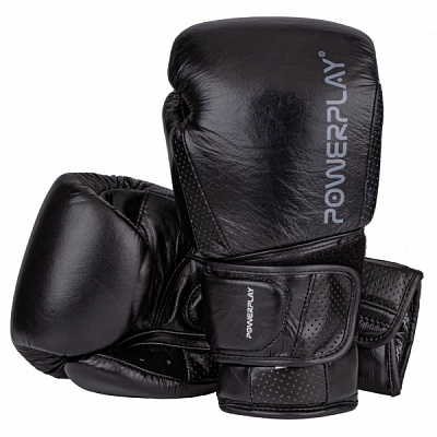 Боксерские перчатки PowerPlay 3087 р. 12 12oz черный