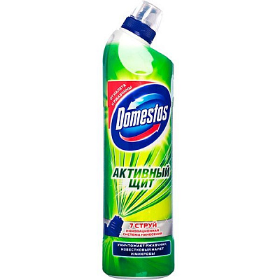 Засіб для чищення унітазу Domestos Активний Щит Свіжість Лайму 750 мл
