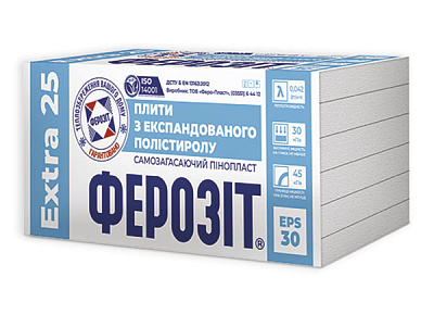Пенопласт 25 Ферозит EPS-30 Extra 80 мм