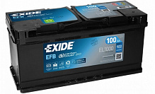 Аккумулятор автомобильный EXIDE Start Stop 100Ah 900A 12V «+» справа (EL1000)