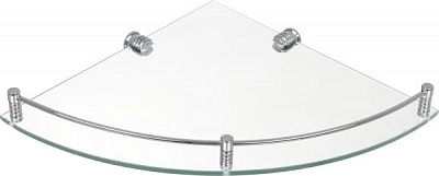 Полочка стеклянная МТ ПУО 250х250 мм 