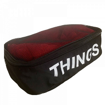 Органайзер текстильный Organize M-Bag-S THINGS хлопковый для вещей черный 200x300 мм