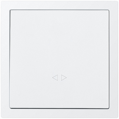 Механізм вимикача перехресний одноклавішний HausMark Juna білий матовий 7041-0988-107QC