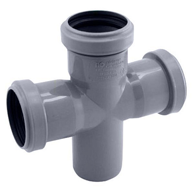 Хрестовина каналізаційна Plastimex ПВХ d50x50х50x90°