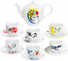 Набір для чаю Chagall 13 предметів на 6 персон 21-244-100 Krauff