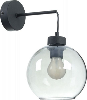 Бра TK Lighting Cubus 1x60 Вт E27 димчастий прозорий 4138
