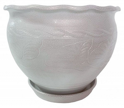 Горшок Гончарный круглый 13 л медный 