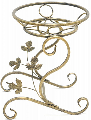 Подставка для растений Ferrum Decor 29х22x33 см античное золото 