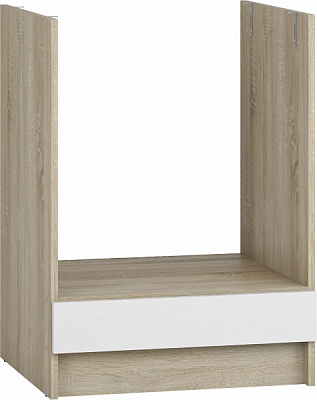 Тумба нижняя под духовку МС Снежана 60х82х53,8 см, белый Грейд