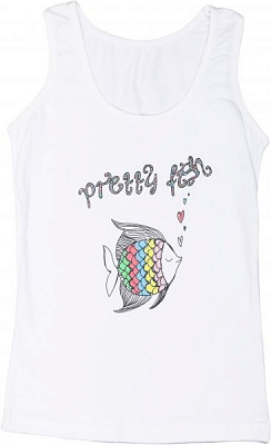 Майка Donella для дівчинки р.98 білий 44003