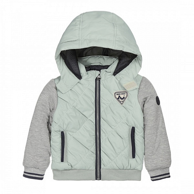 Куртка для хлопчиків р.116 сірий із зеленим V42825-37