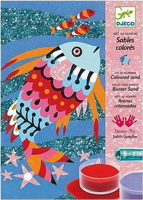 Набір для малювання Djeco Веселкові рибки DJ08661