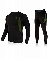 Комплект термобелья 1991 ТМ AF 34123-JA-09-B-M р.M черный с зеленым