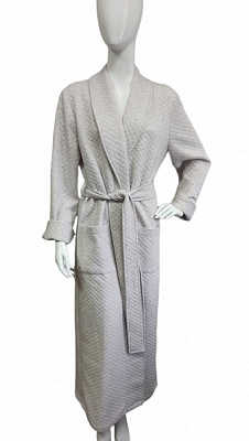 Халат женский German Volf Капитон р. M кофейный меланж