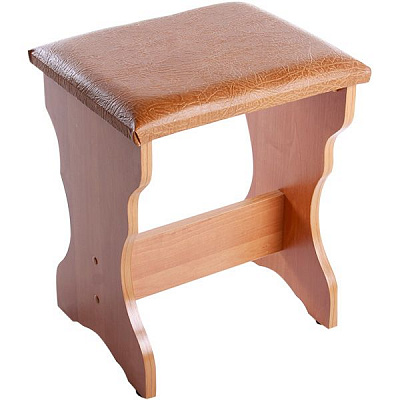 Табурет Компанит Компанит Т-2 ольха/рыжий 420х360х290 мм