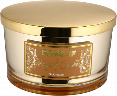 Свеча ароматическая Pako-If Magical candle 130x80 мм Silk Peony