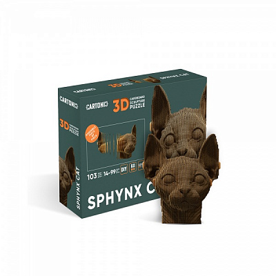 3D-пазл Cartonic Sphynx cat CARTSPHY