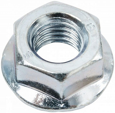 Гайка шестигранная зубчастая с буртиком М 10 4 шт. DIN 6923 Expert Fix