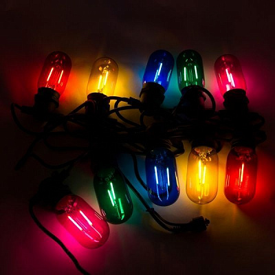 Електрогірлянда лінійна Девілон 930059 світлодіодна (LED) 10 ламп 8,4 м