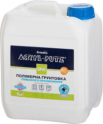 Ґрунтовка глибокопроникна Sniezka Acryl-putz GP41 5 л