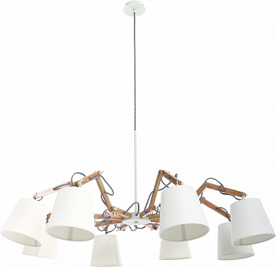 Люстра подвесная Arte Lamp Pinoccio 8xE14 белый A5700LM-8WH 