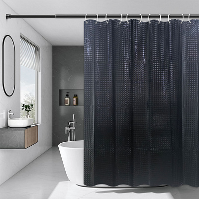 Шторка для ванни Rapal 3D Midnight 180х180 см