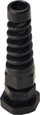 Кабельний ввід АСКО-УКРЕМ PGS 7 спіральний чорний