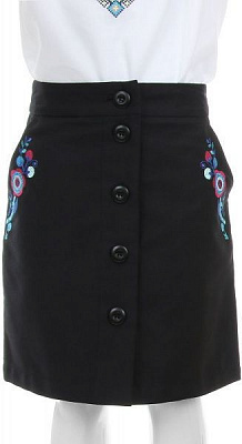 Юбка 110-19/00 Эдельвика р.146 черный 110-19/00 