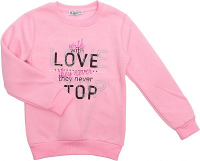 Свитшот ALG р.98 светло-розовый 721444 
