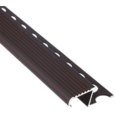 Поріжок алюмінієвий анодований Z-подібний Braz Line 41,5x2700 мм бронза