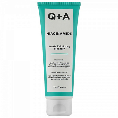 Гель для умывания Q+A Niacinamide Gentle Exfoliating Cleanser 125 мл