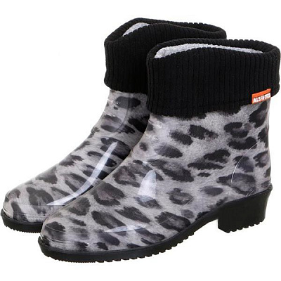 Напівчоботи Alisa Line Леопард р.40 сірий
