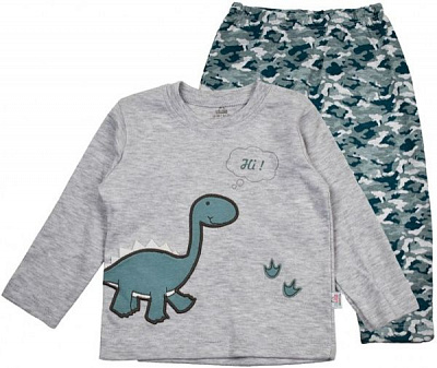 Комплект Bi Baby з динозавром 59469 сірий р.62