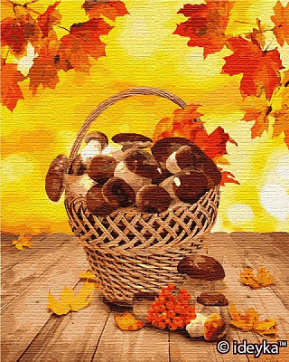 Картина по номерам Лесные дары Идейка 