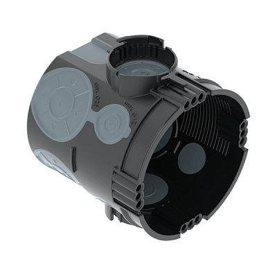 Коробка установочная OBO Bettermann UG 66-L для кирпичной стены с мембранами 61х66 без винтов полипропилен 2003708 