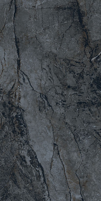 Плитка Cerossa Ceramica Rika nero sugar carving dark 60x120 см