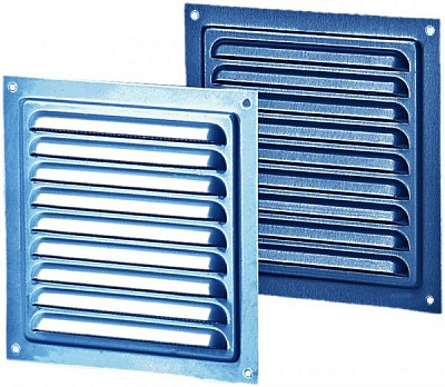 Решетка Вентс МВМ 125с сталь синий 