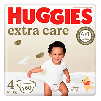 Підгузки Huggies Extra Care 4 8-16 кг 60 шт.