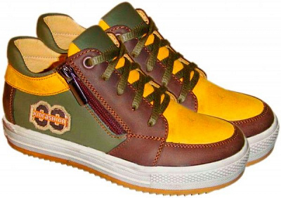 Ботинки Bistfor для мальчика р.34 желто-зеленый 87003/245/9 ут. 