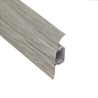 Плинтус ПВХ TIS крашенный дуб арктик 18х56х2500 мм 