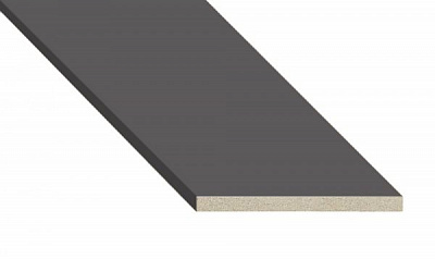 Комплект доборных планок ОМиС Cortex 2,5 шт. 2024х100 мм графит silk matt